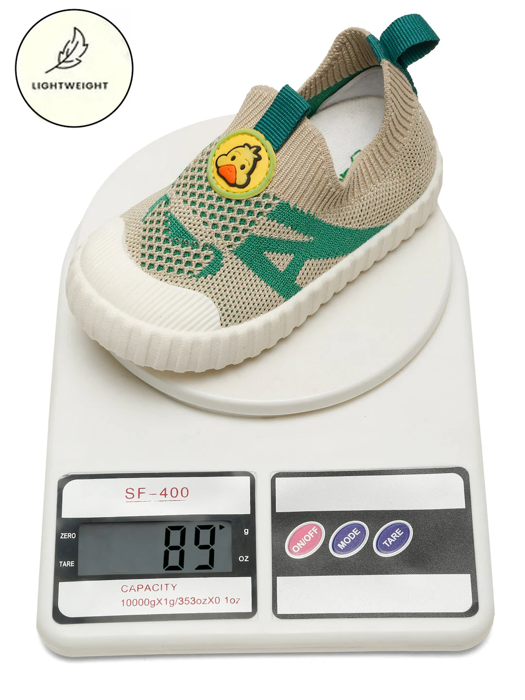 Ducky Toddlers' First Step Shoes - Beige & Green (Unisex) - Image 5