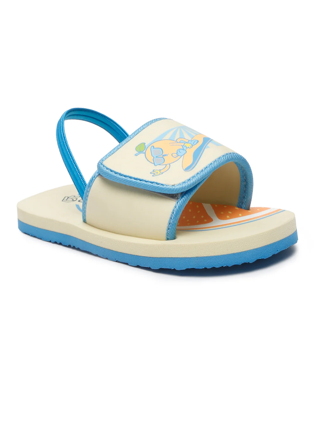ONYC Beige Sliders for Kids, Surfing Sliders (Unisex) - Image 3