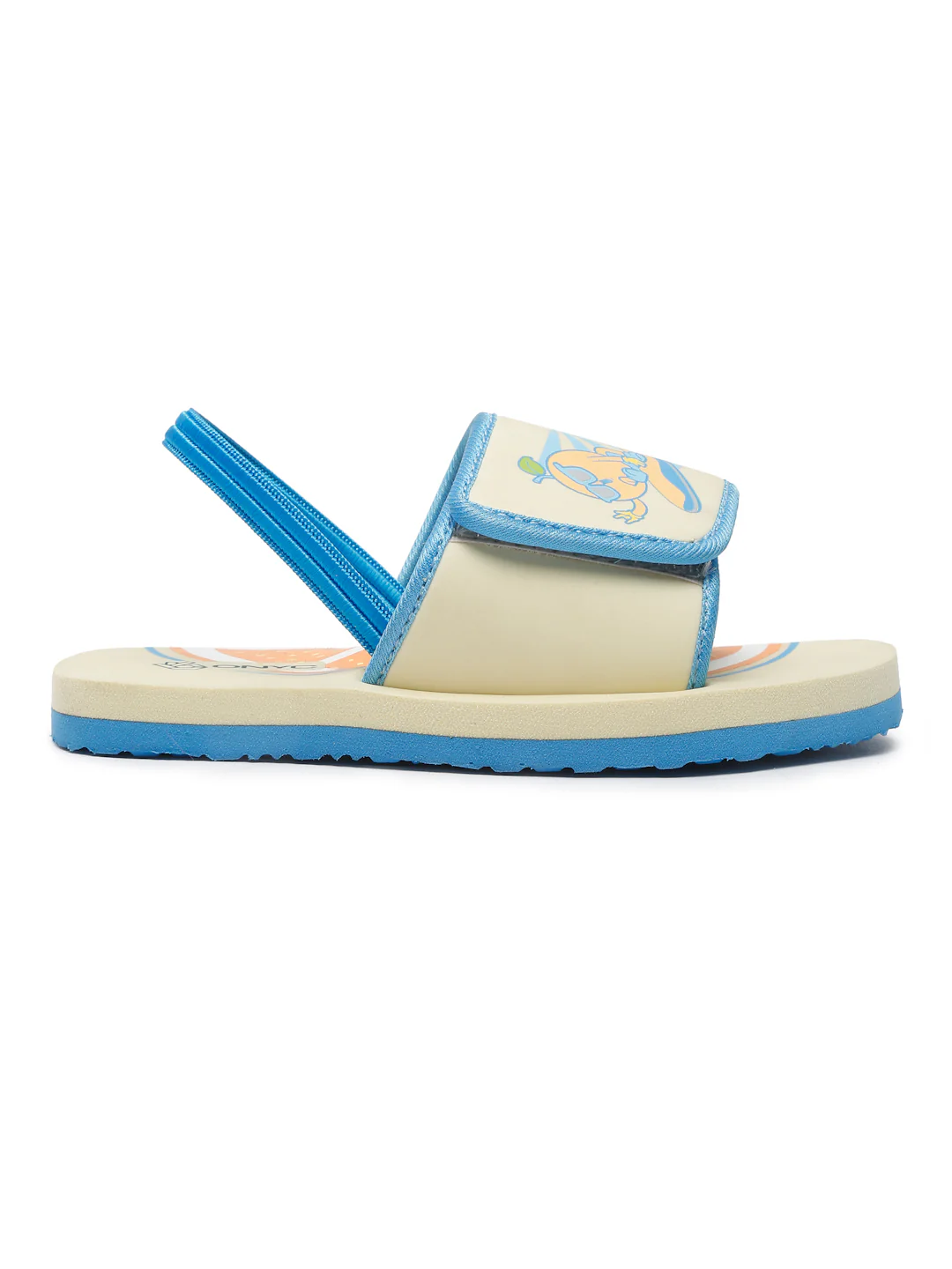 ONYC Beige Sliders for Kids, Surfing Sliders (Unisex) - Image 4