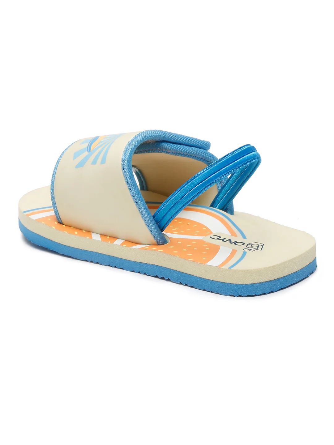 ONYC Beige Sliders for Kids, Surfing Sliders (Unisex) - Image 5