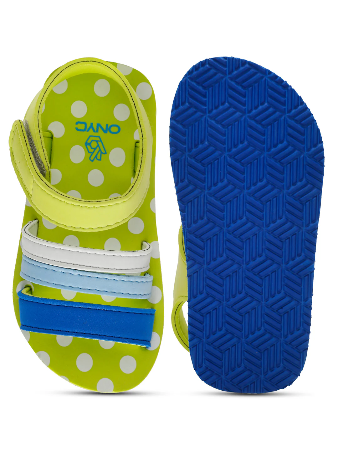 ONYC Premium Butterscotch Kids Sandals for Girls (Lime Green) - Image 6