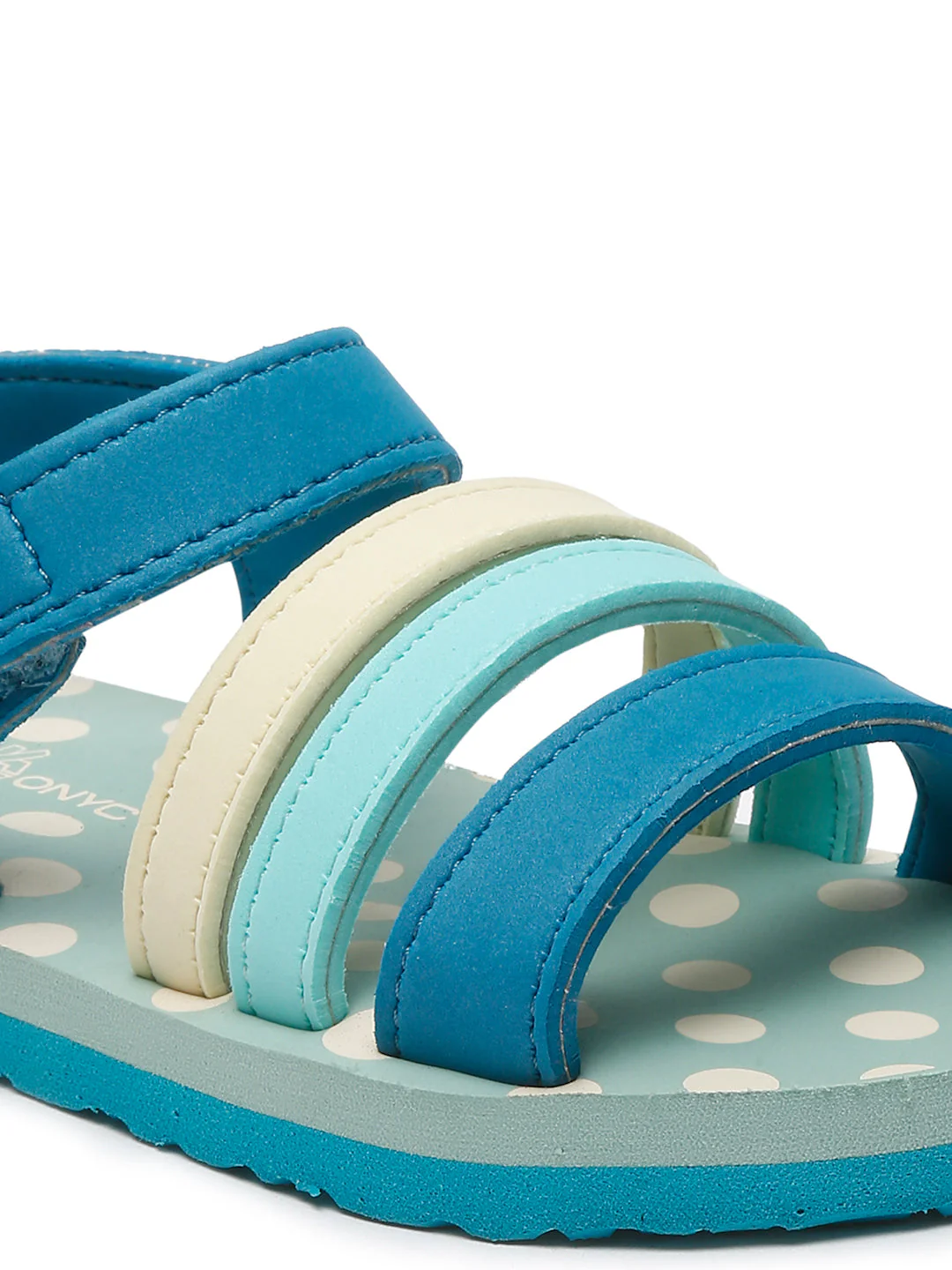 ONYC Premium Butterscotch Kids Sandals for Girls (Teal Blue) - Image 4