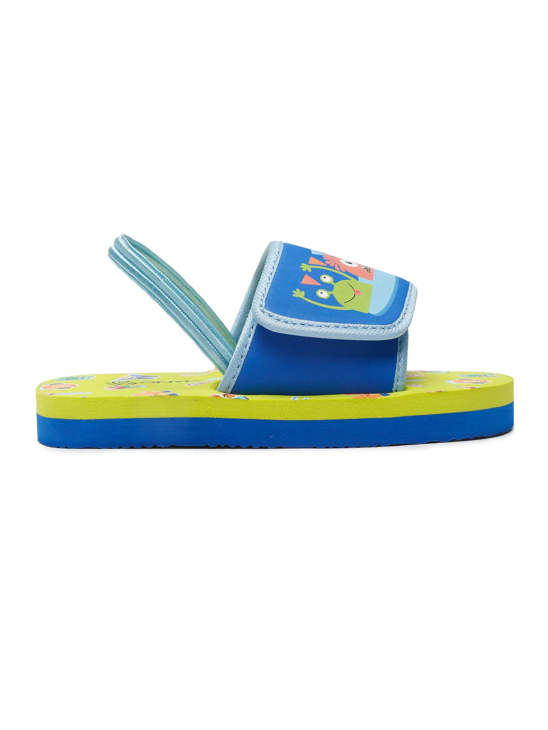 ONYC Monster Neon Green Sliders for Boys and Girls - Image 4