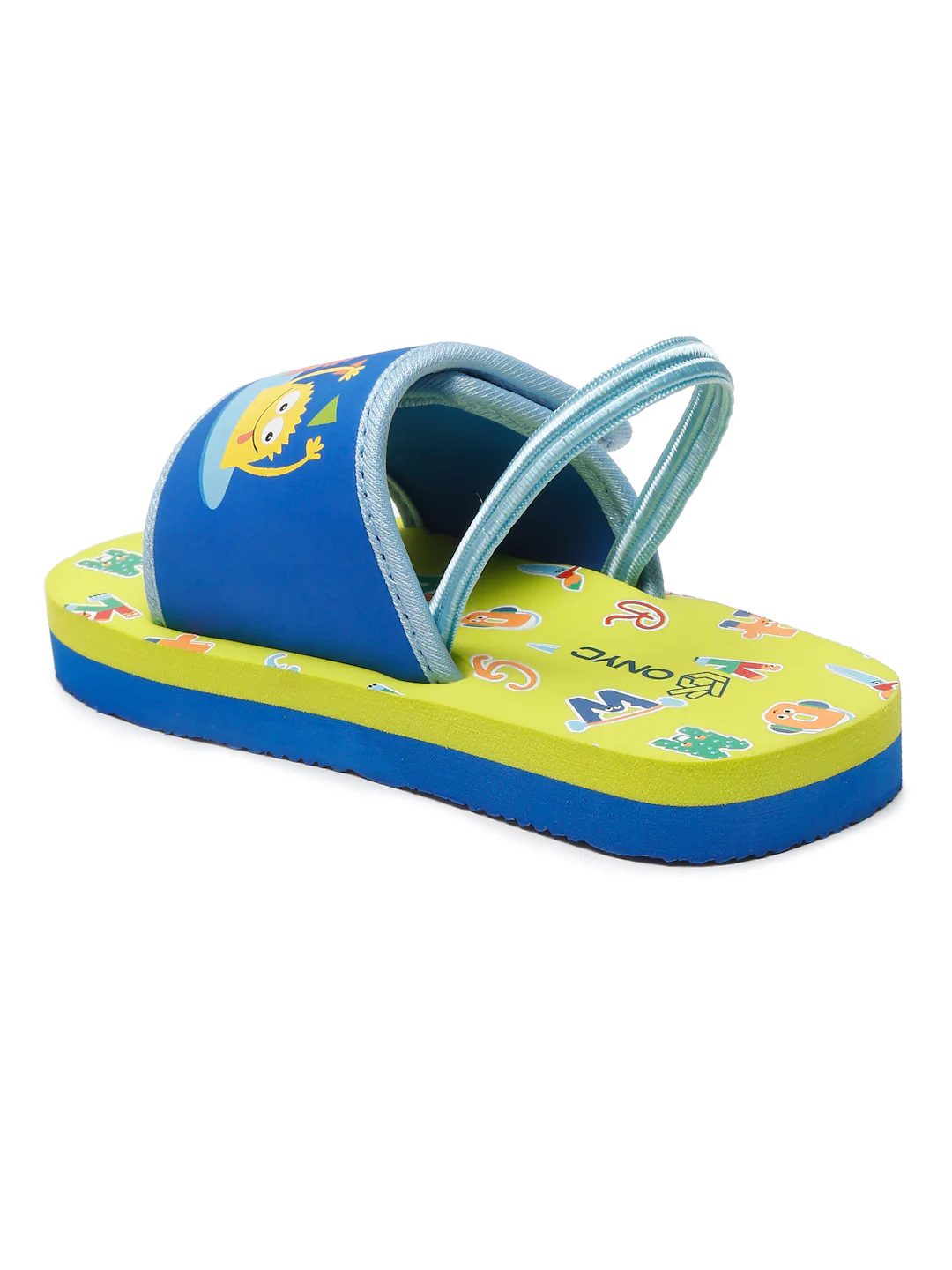ONYC Monster Neon Green Sliders for Boys and Girls - Image 5