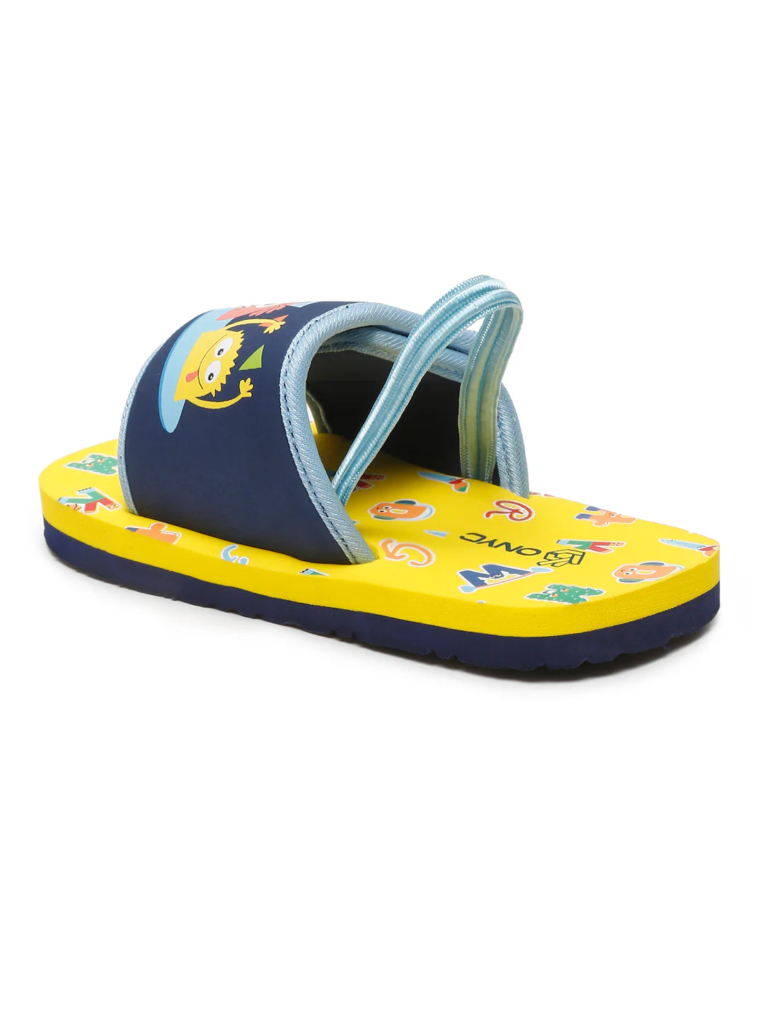 Monster Yellow Sliders - With Adjustable Strap & Back Support (Unisex) - Image 5