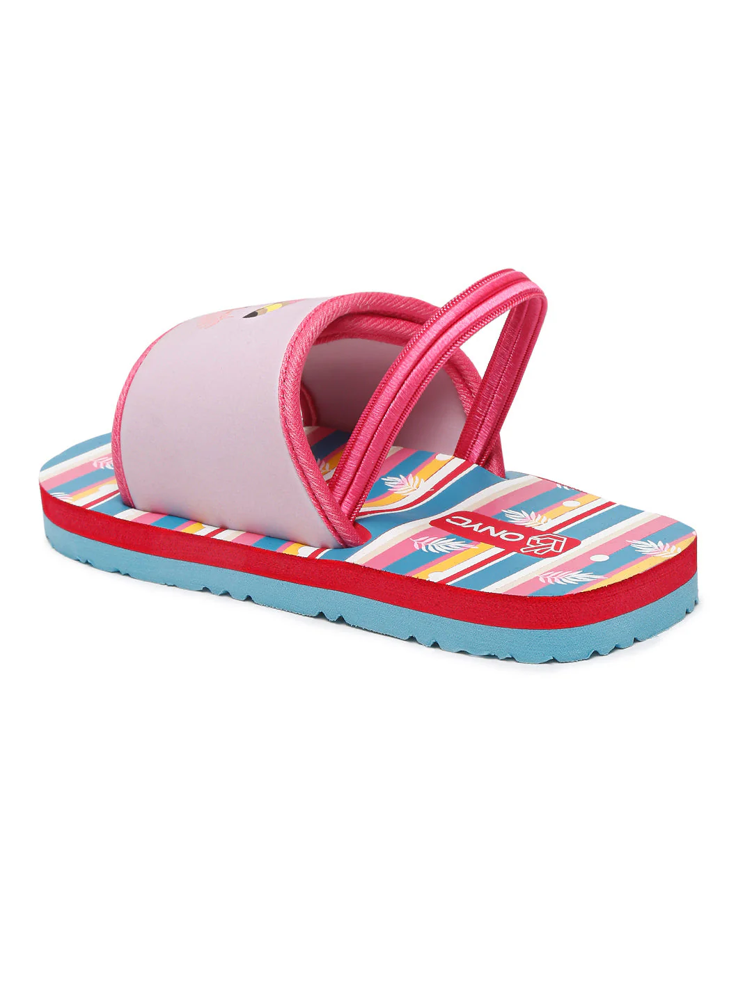 ONYC Girls Sliders | Parrot Lavender With Adjustable Strap & Back Support - Image 4