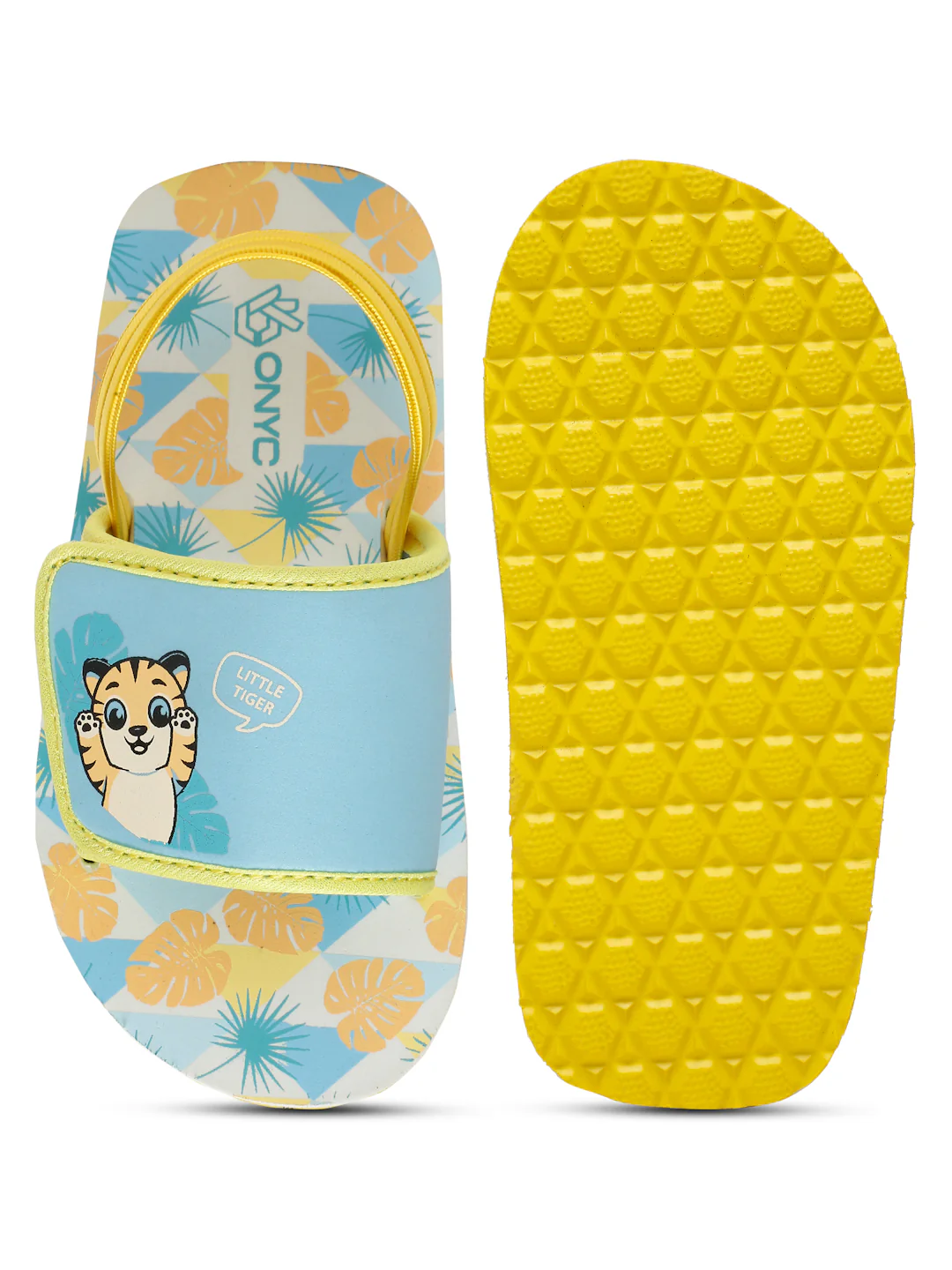 ONYC Little Tiger Sliders for Kids, Sea Green, Unisex - Image 6