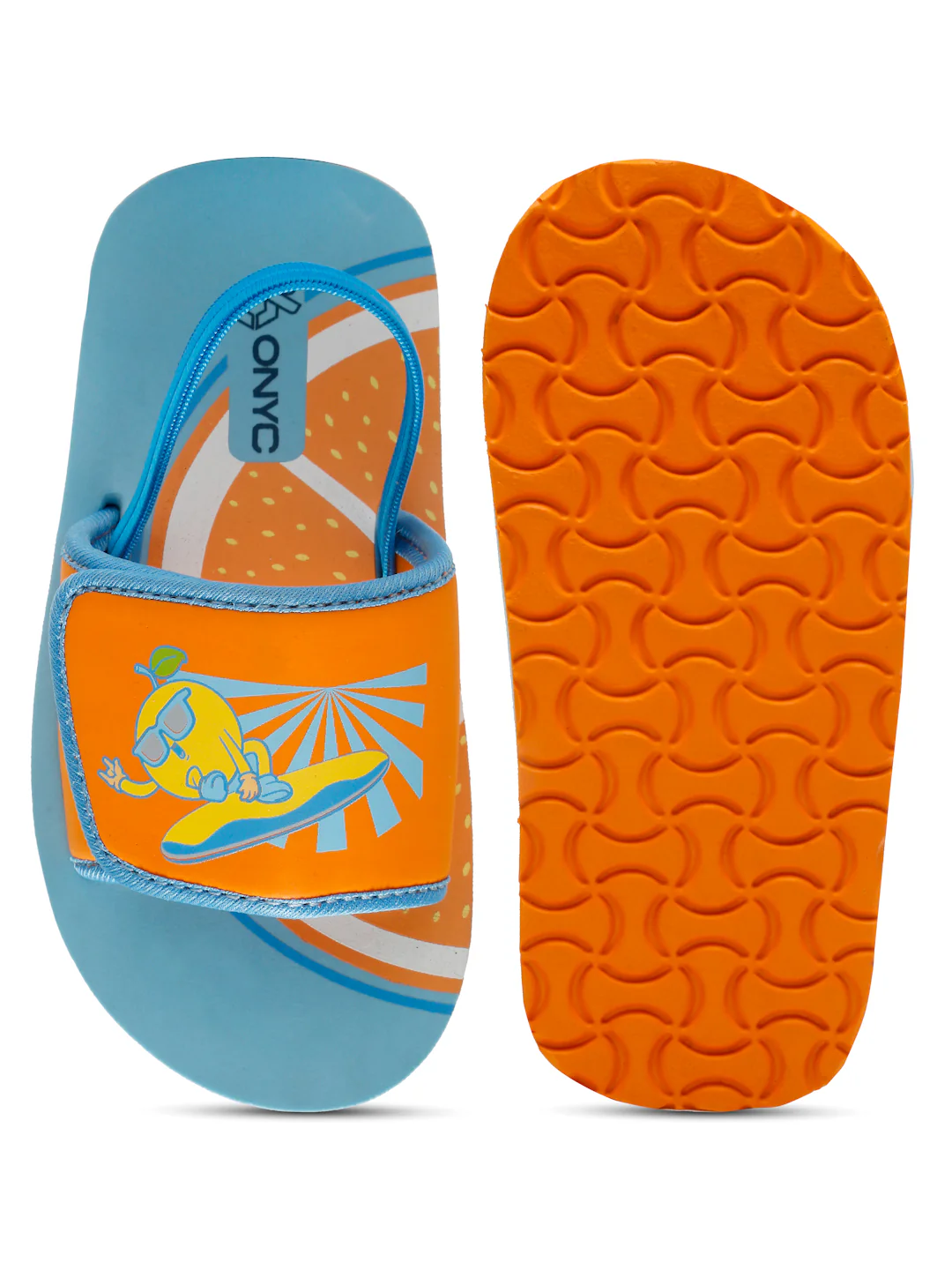 ONYC Orange Sliders for Kids, Surfing Sliders (Unisex) - Image 6